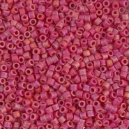 Miyuki delica beads 10/0 - Matted opaque red ab DBM-874